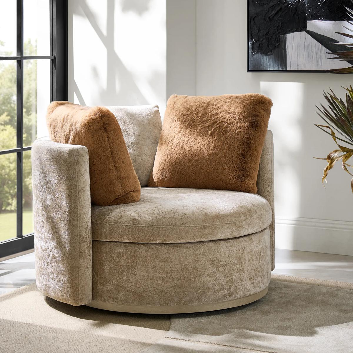 Stria Swivel Accent Chair