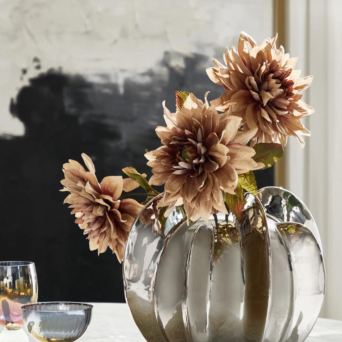 Dusty Blush Dahlia 39" - Set of 3