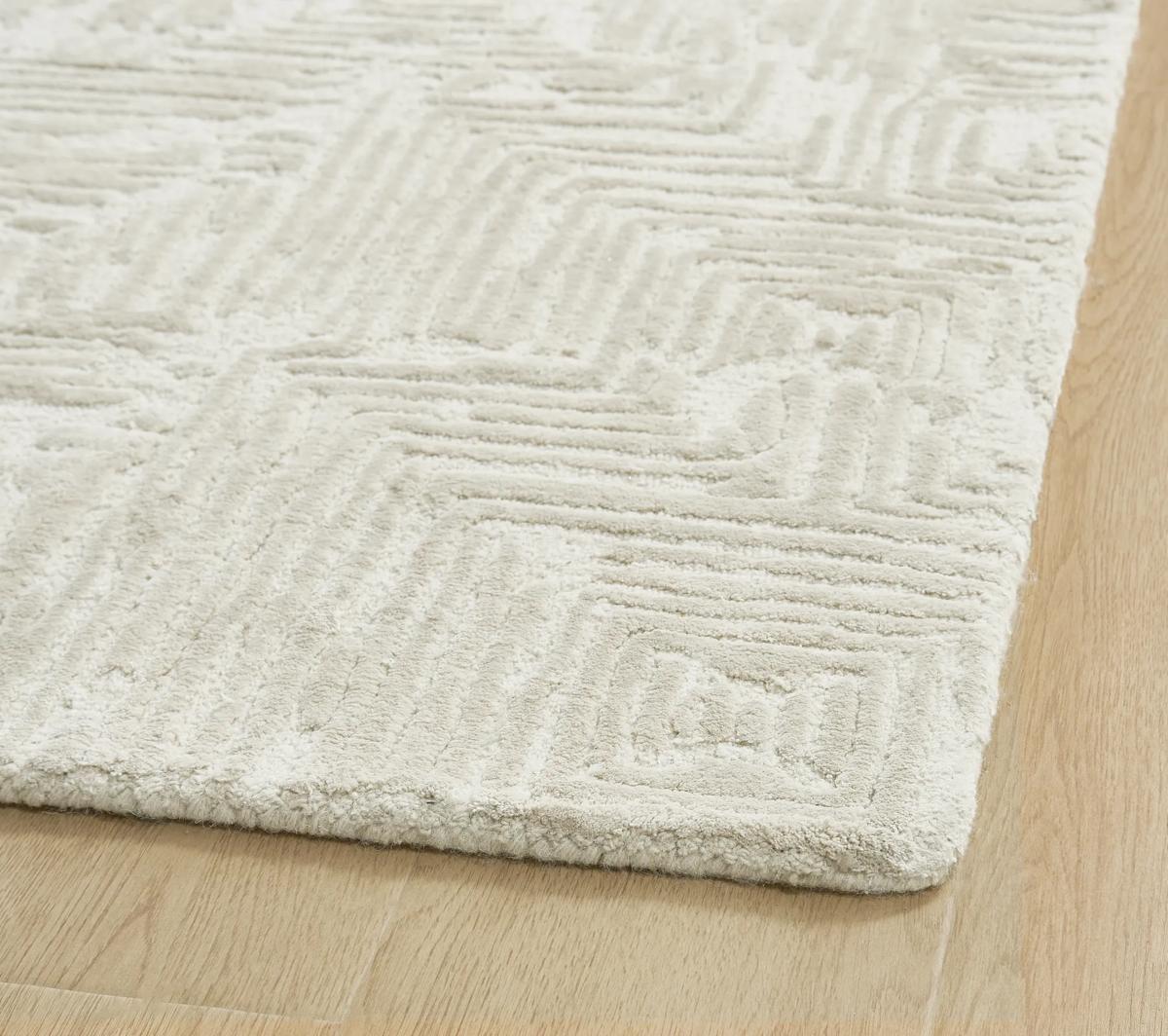 Andra Dimensional Rug - Ivory