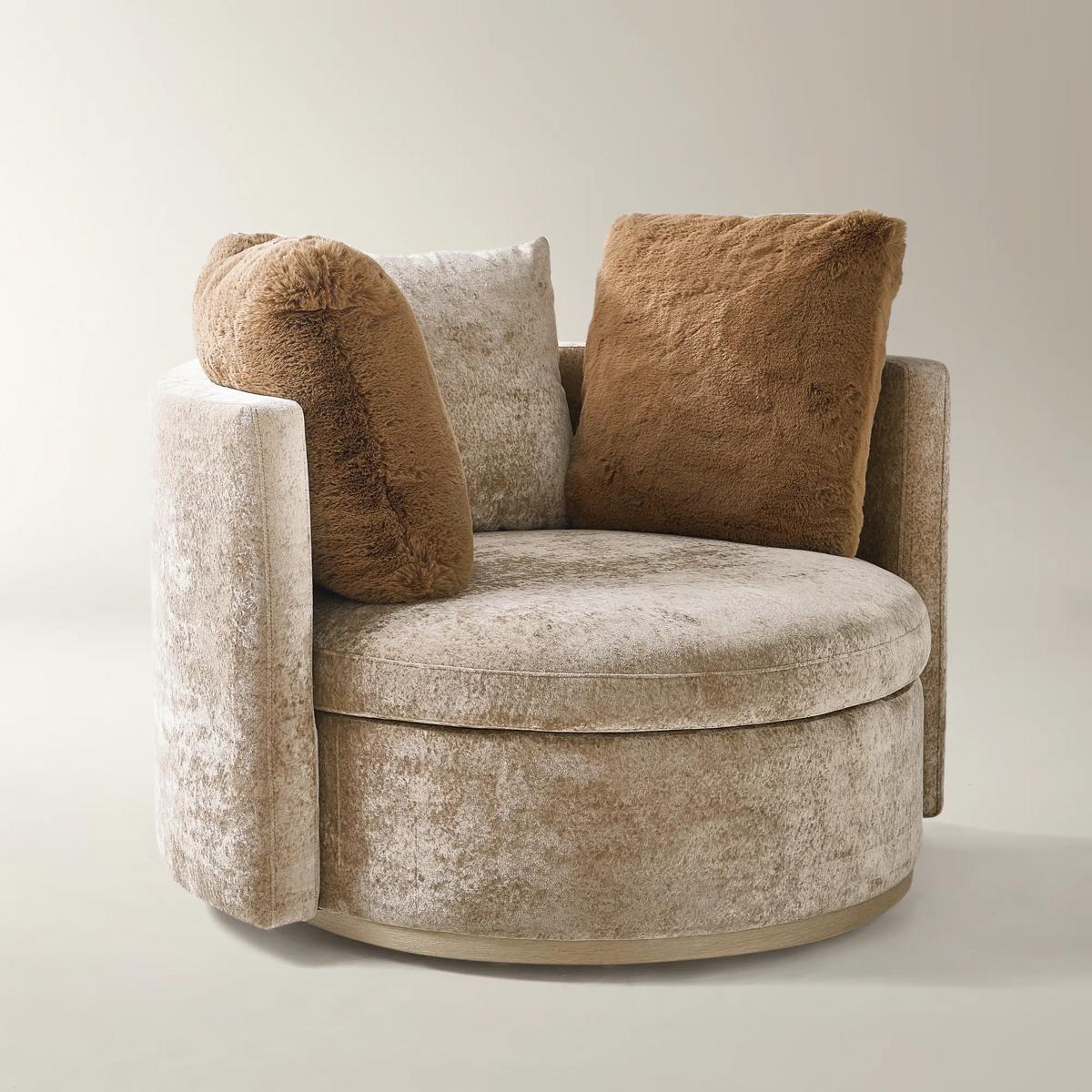Stria Swivel Accent Chair