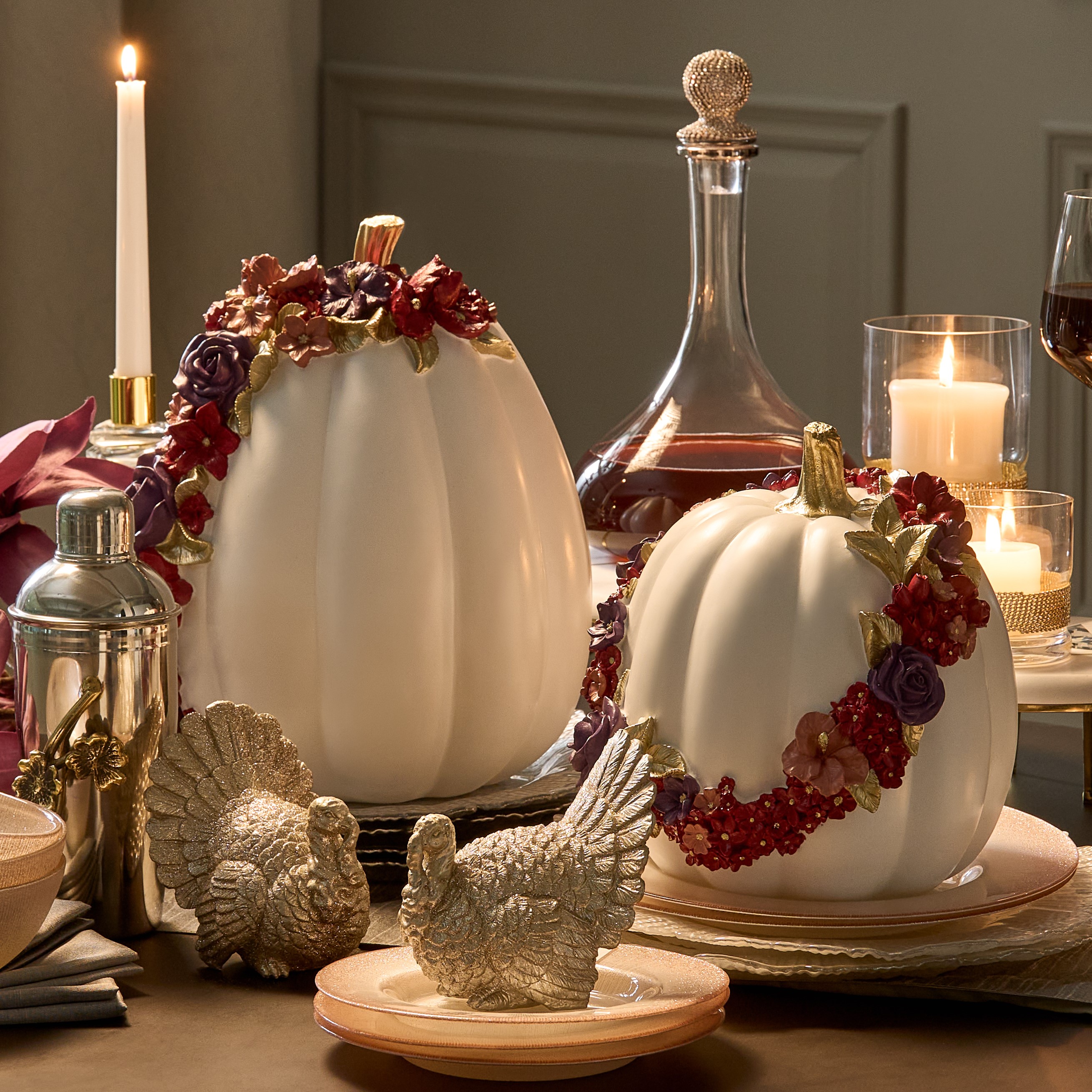 Floral Pumpkins